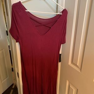 Maroon Tunic dress